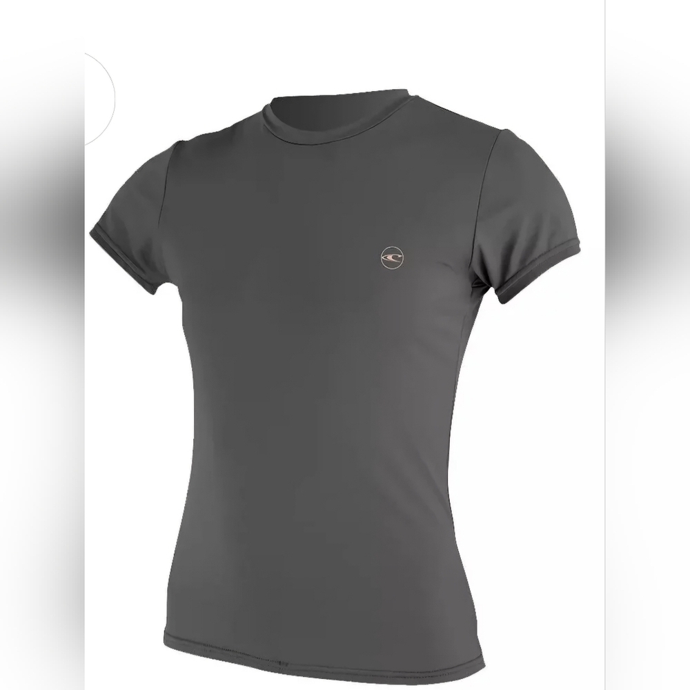 O'Neill Basic Skins Charcoal Short Sleeve Tee Rashguard SPF